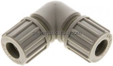 Winkel-Verschraubung 10x8mm, Polypropylen