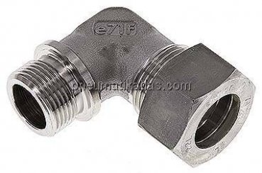 Winkel-Schneidringverschraub. G 3/4"-22 L (M30x2), Klemmring 1.4571 (NC)