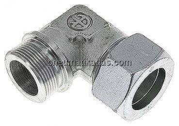 Winkel-Schneidringverschraub. G 1-1/2"-38 S (M52x2), Stahl verzinkt