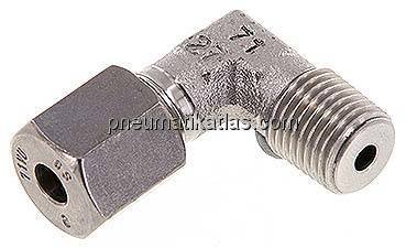 Winkel-Schneidringverschraub. R 1/4"-6 S (M14x1,5), 1.4571