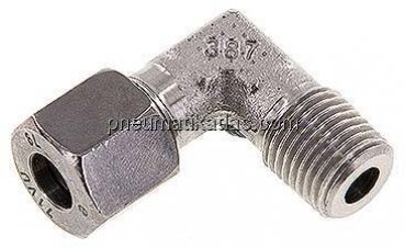 Winkel-Schneidringverschraub. R 1/4"-8 L (M14x1,5), 1.4571