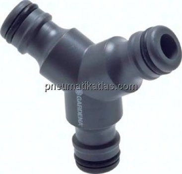 Preview: Y-Kupplungsverbinder, ohne Kugelhahn, Gardena