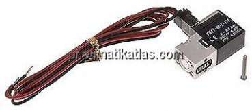 3/2-Wege Magnetventil,Flansch, Federrückstellung (NO), 24 V=