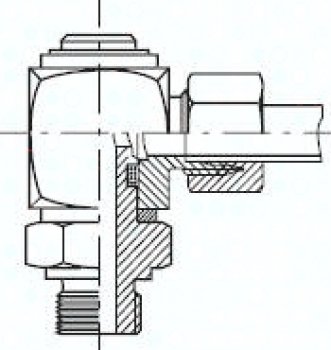 HD-Winkel-Einschraub-Drehverschraubung G 1/2"-18 L (M26x1,5)