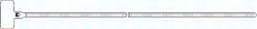 Preview: Kennzeichnungsbinder, 2,5x110 mm, Beschriftungsfeld außen