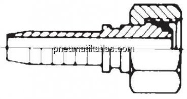 ES-Pressanschluss DKO-L (gerade), M 12 x 1,5 (6 L)