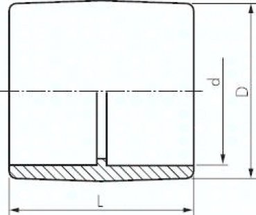 Preview: Klebemuffe, PVC-U, 110mm