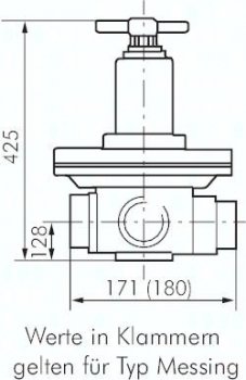 Preview: Druckregler, 1.4404, G 2", 0,1 - 1,5bar (Standard)