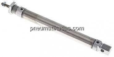 ISO 6432-Zylinder, doppeltwirkend, Kolben 16mm,Hub 100mm