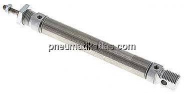 ISO 6432-Zylinder, doppeltwirkend, Kolben 16mm,Hub 80mm