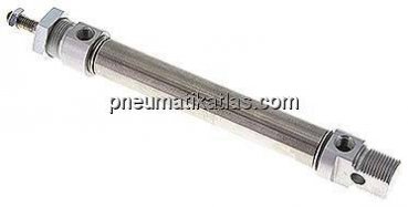 ISO 6432-Zylinder, doppeltwirkend, Kolben 20mm,Hub 100mm