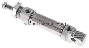 ISO 6432-Zylinder, doppeltwirkend, Kolben 20mm,Hub 25mm