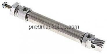 ISO 6432-Zylinder, doppeltwirkend, Kolben 20mm,Hub 80mm