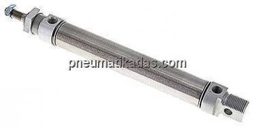 ISO 6432-Zylinder, doppeltwirkend, Kolben 25mm,Hub 125mm