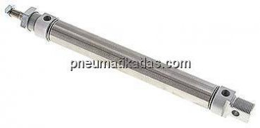 ISO 6432-Zylinder, doppeltwirkend, Kolben 25mm,Hub 160mm