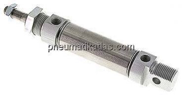 ISO 6432-Zylinder, doppeltwirkend, Kolben 25mm,Hub 40mm