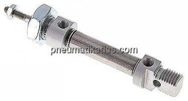 ISO 6432-Zylinder, doppeltwirkend, Kolben 8mm,Hub 10mm