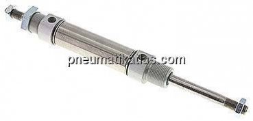 ISO 6432-Zylinder, doppeltwirkend, Kolben 25mm,Hub 50mm