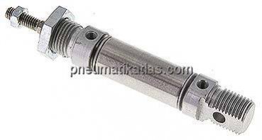 ISO 6432-Zylinder, doppeltwirkend, Kolben 16mm,Hub 10mm