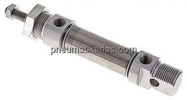 ISO 6432-Zylinder, doppeltwirkend, Kolben 20mm,Hub 25mm