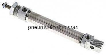 ISO 6432-Zylinder, doppeltwirkend, Kolben 20mm,Hub 80mm