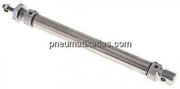 ISO 6432-Zylinder, doppeltwirkend, Kolben 16mm,Hub 125mm