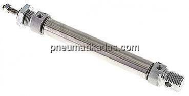 ISO 6432-Zylinder, doppeltwirkend, Kolben 16mm,Hub 80mm