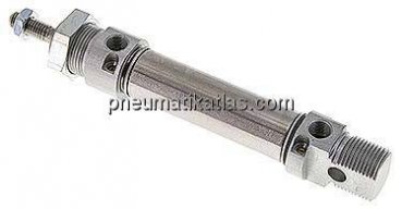 ISO 6432-Zylinder, doppeltwirkend, Kolben 20mm,Hub 40mm