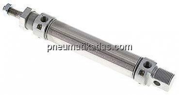 ISO 6432-Zylinder, doppeltwirkend, Kolben 25mm,Hub 80mm