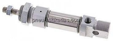 ISO 6432-Zylinder, einfachwirkend, Kolben 20mm, Hub 10mm