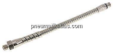 Metall-Kühlmittelschlauch 200mm, G 1/8 M 10 x 1 - Pneumatik-24