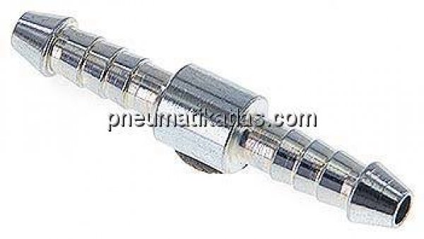 Schlauchverbinder 4 - 5mm / 4 - 5mm, Stahl verzinkt