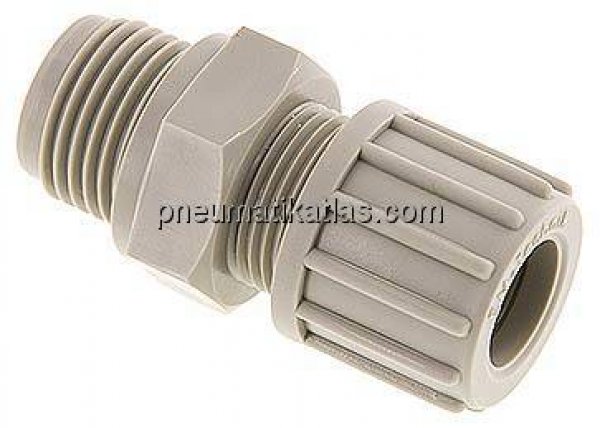 Gerade Verschraubung G 1/2"-14x12mm, Polypropylen