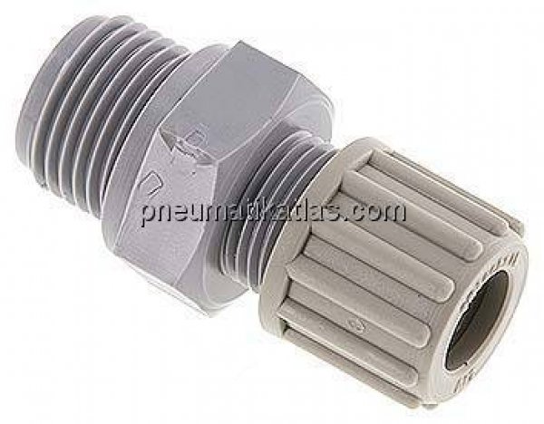 Gerade Verschraubung G 1/2"-12x9mm, PA