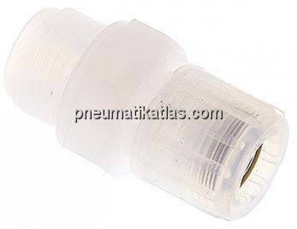 Gerade Verschraubung G 1/2"-12x9mm, PFA