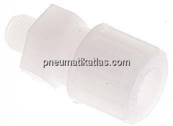 Gerade Verschraubung G 1/8"-10x8mm, PVDF