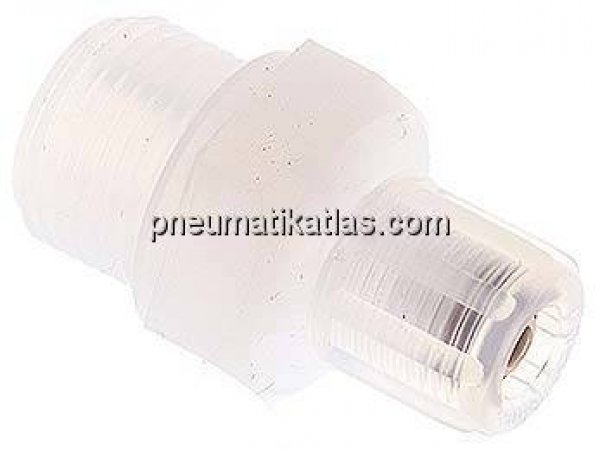 Gerade Verschraubung G 3/8"-6x4mm, PFA