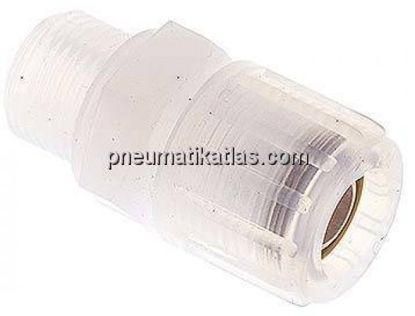 Gerade Verschraubung G 3/8"-12x9mm, PFA