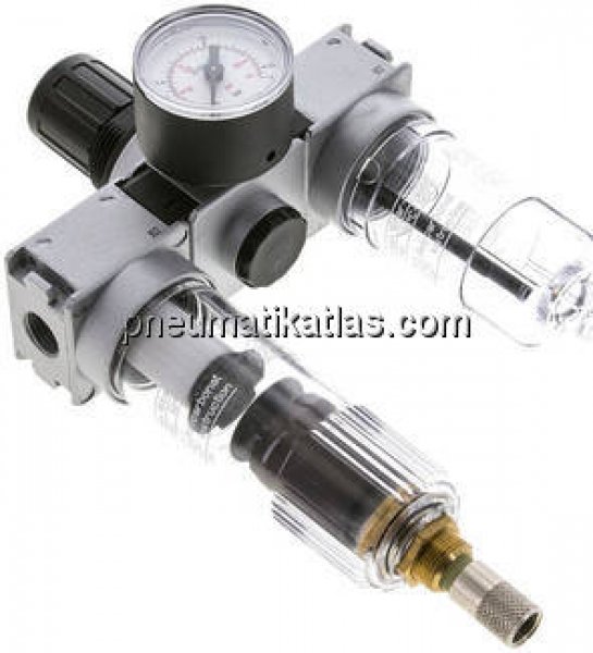 MULTIFIX Wartungseinheit (0), 3-tlg., G 1/4", 0,5 - 10 bar