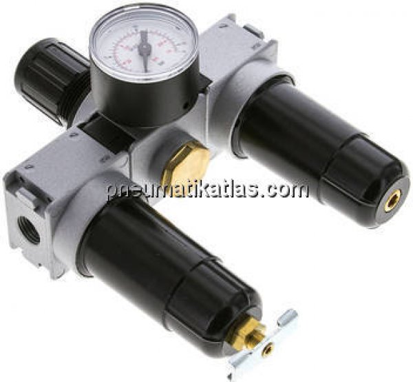 MULTIFIX Wartungseinheit (0), 3-tlg., G 1/4", 0,5 - 10 bar