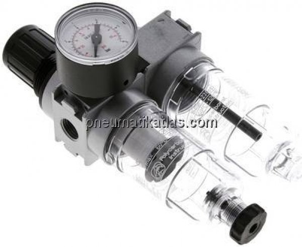 MULTIFIX Wartungseinheit (0), 2-tlg., G 1/4", 0,1 - 3 bar