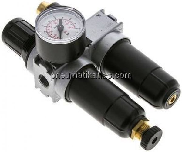 MULTIFIX Wartungseinheit (0), 2-tlg., G 1/4", 0,2 - 6 bar