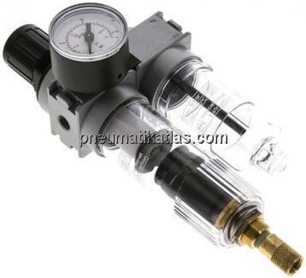 MULTIFIX Wartungseinheit (0), 2-tlg., G 1/8", 0,5 - 10 bar