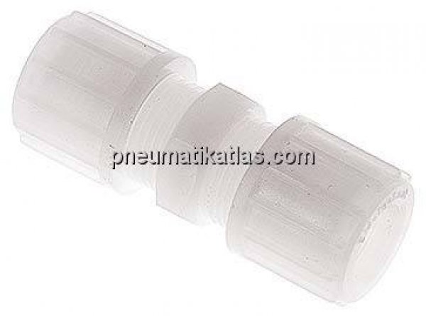 Gerade Verschraubung 14x12mm, PVDF