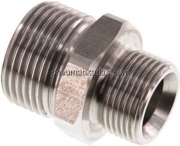 Doppelnippel G 1"-G 3/4", 1.4571