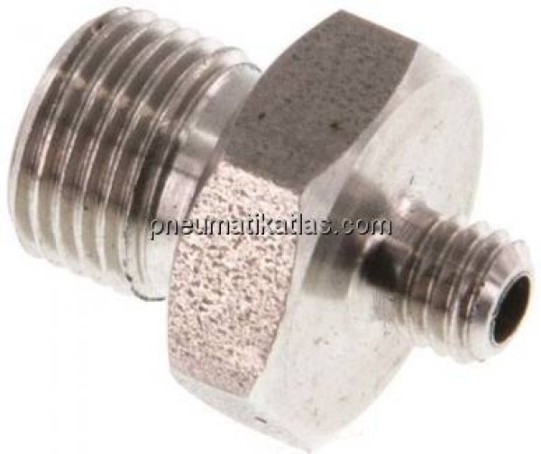 Doppelnippel G 1/8"-M 5, 1.4571