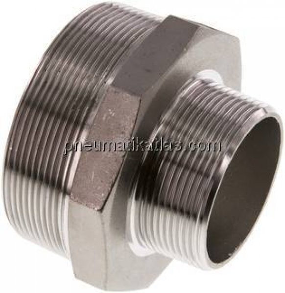 Doppelnippel R 3"-R 2", 1.4408