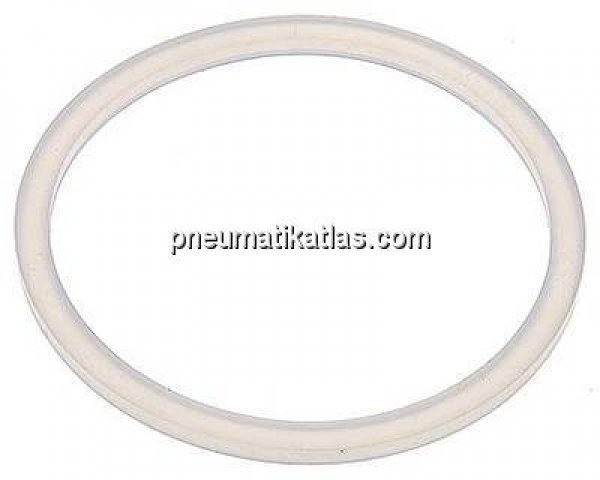 Dichtung (Milchgewinde) DN 65, Silikon (natur), 71x81x5,0mm