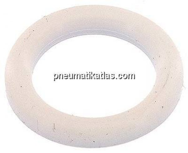 Dichtung (Milchgewinde) DN 20, Silikon (natur), 23x33x4,5mm