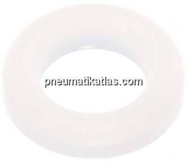 Dichtung (Milchgewinde) DN 10, Silikon (natur), 12x20x4,5mm